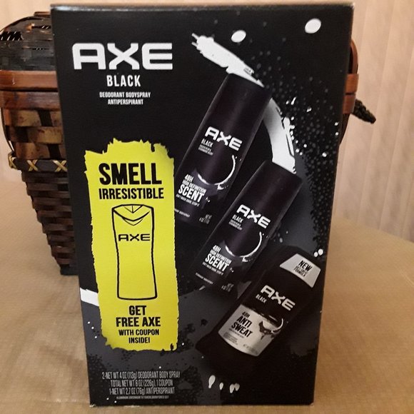 AXE BLACK 3 Piece Grooming Gift Set. AXE PHOENIX Crushed Mi - Picture 1 of 4